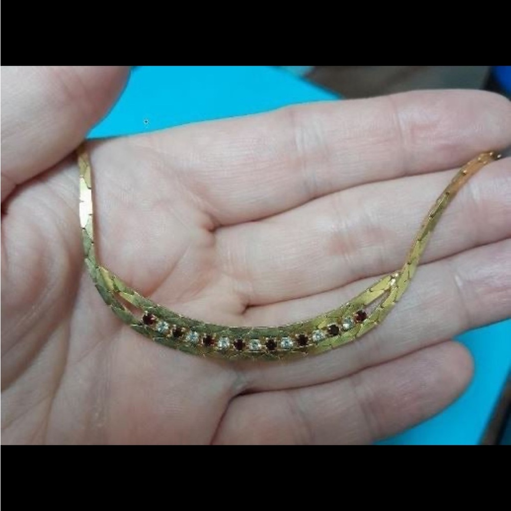 Diamond and Ruby Gold
Necklace